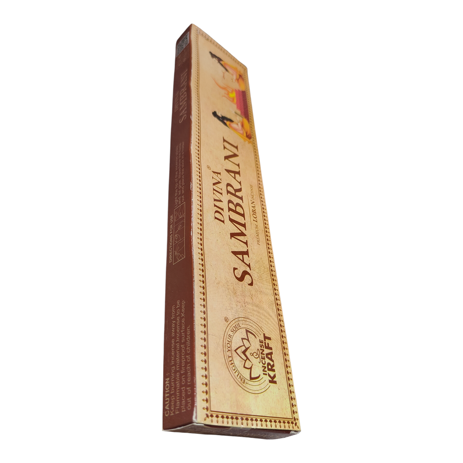 Incense Kraft Divina Sambrani Premium Loban Incense Stick - Long-Lasting Traditional Dhoop Aroma