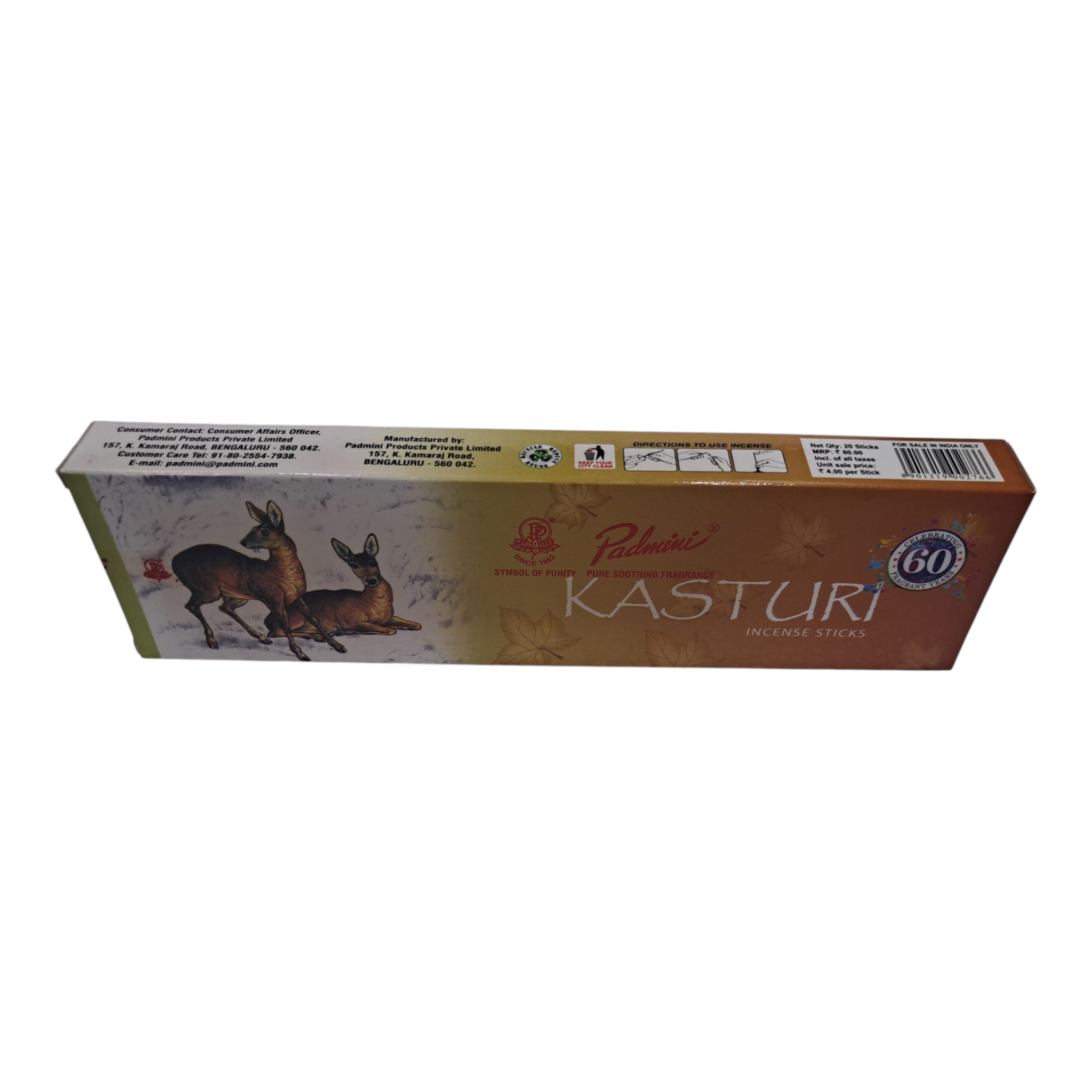Padmini Kasturi incense Sticks