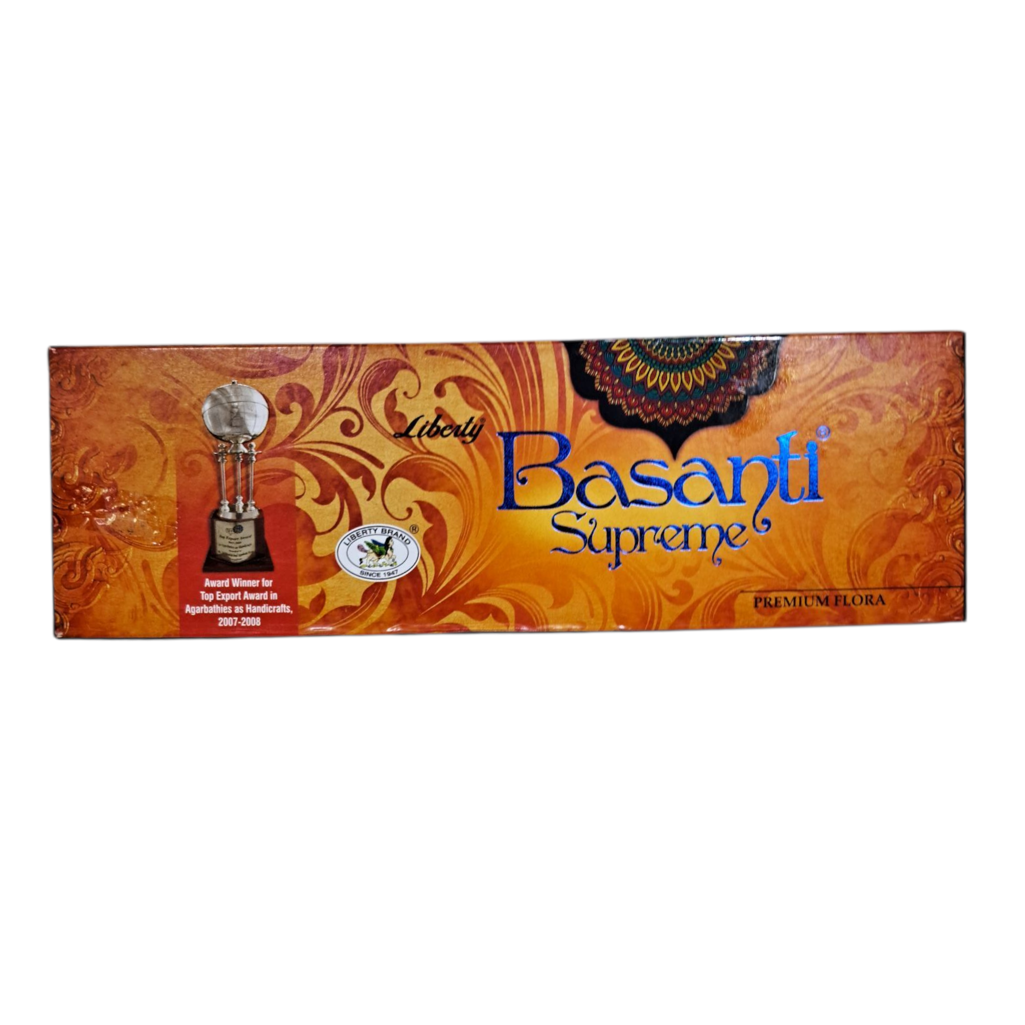 Liberty Basanti Supreme premium Flora Incense Sticks -Floral Fragrance for Festive occasions