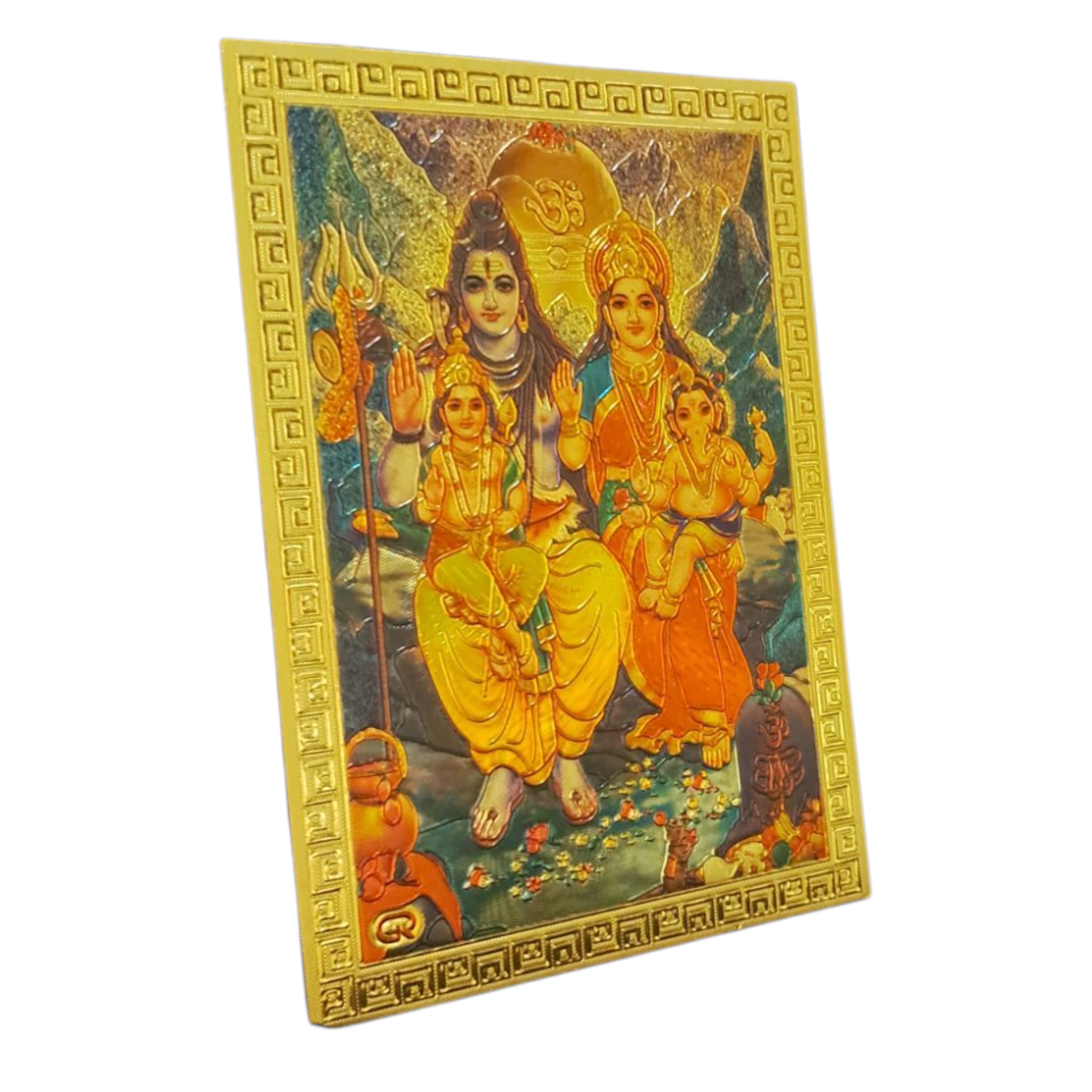 Shiva Parvathi Family Magnet 6.25 X 8.5 Cms