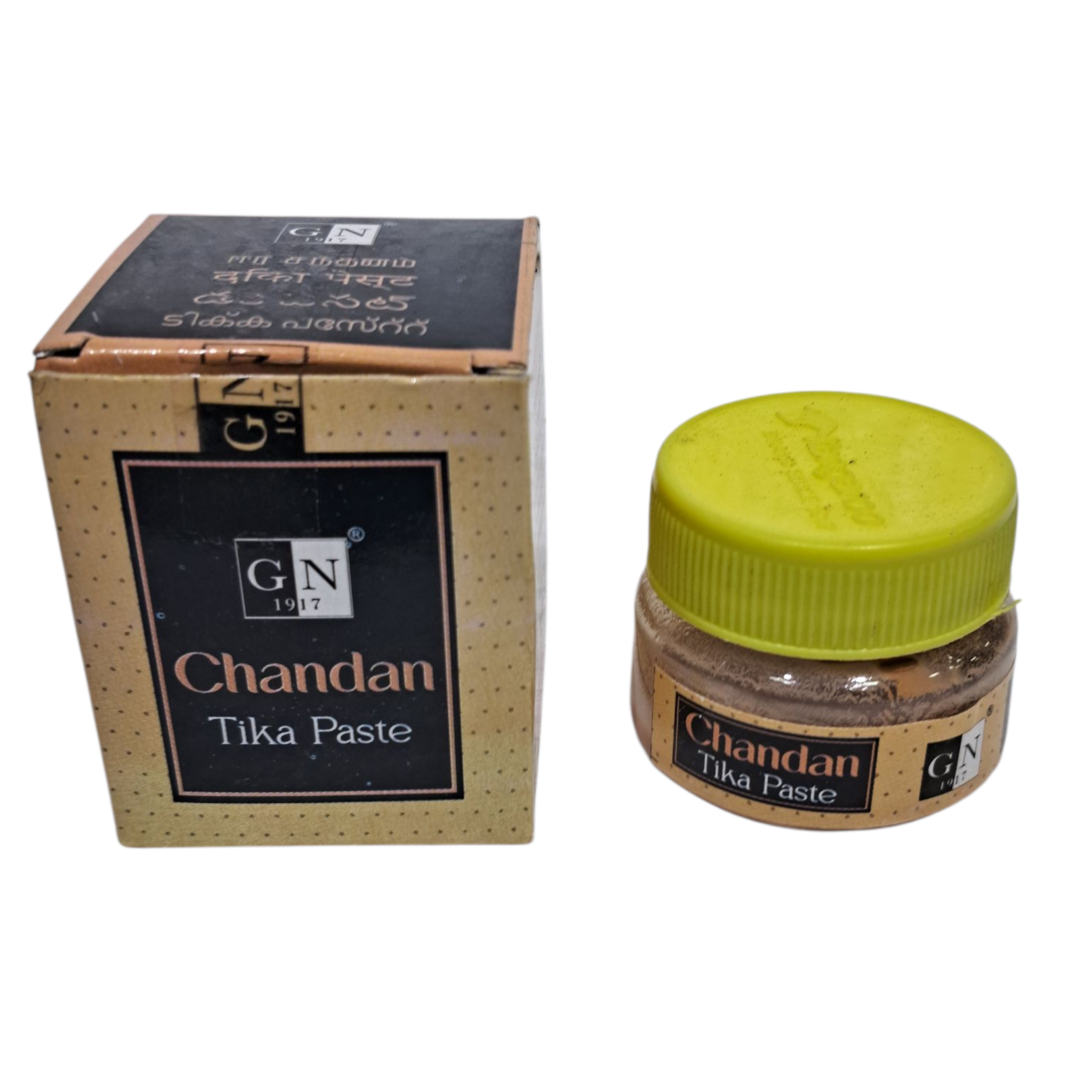 GN Kangaroo Chandan Tika Paste 25g – Pure Sandalwood Paste for Pooja, Tilak & Spiritual Use