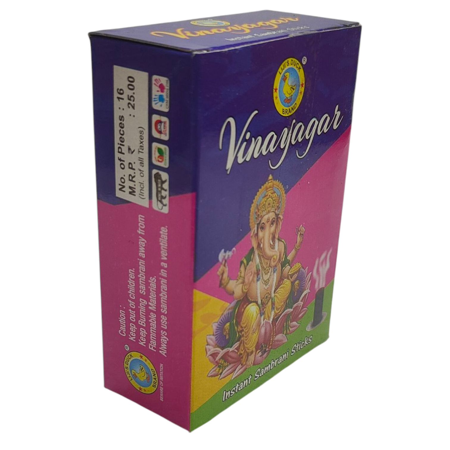 Vinayagar Instant Sambrani Cones – Natural Temple-Grade Dhoop for Puja, Cleansing & Home Fragrance