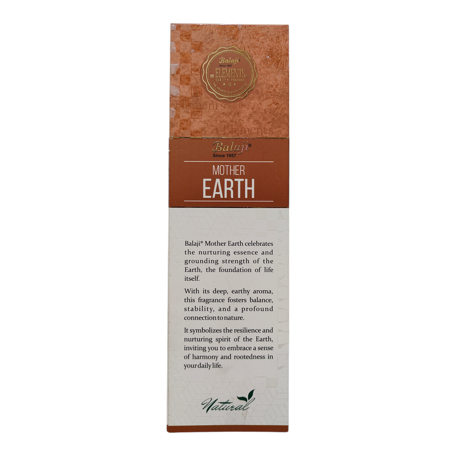 Balaji Mother Earth Incense - Fragrance nurturing spirit of the earth