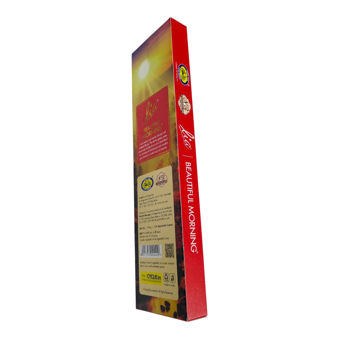 Lia Beautiful Morning Agarbathi - Aromatic blend Premium Incense