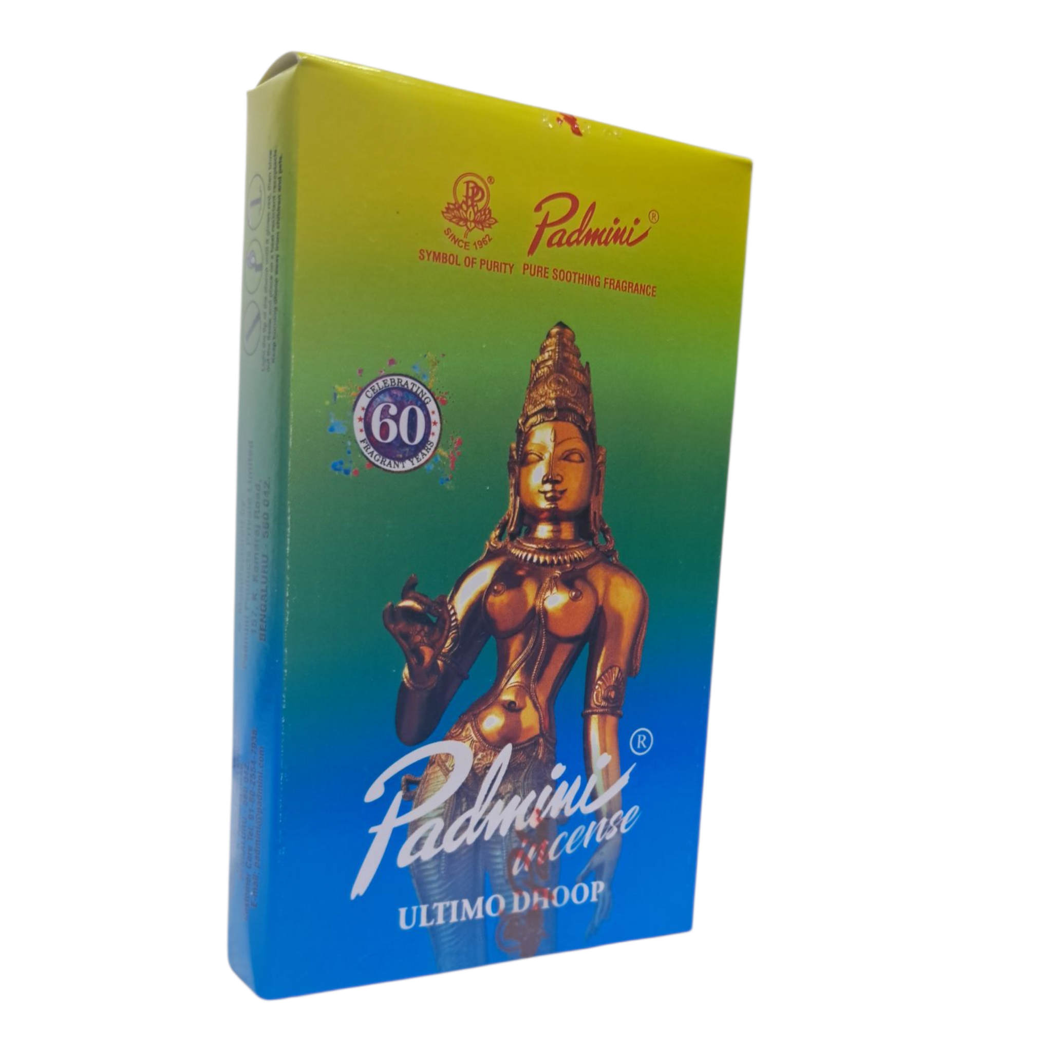 Padmini Incense Ultimo Dhoop - Bamboo free spiritual Fragrance for meditation and ceremonies