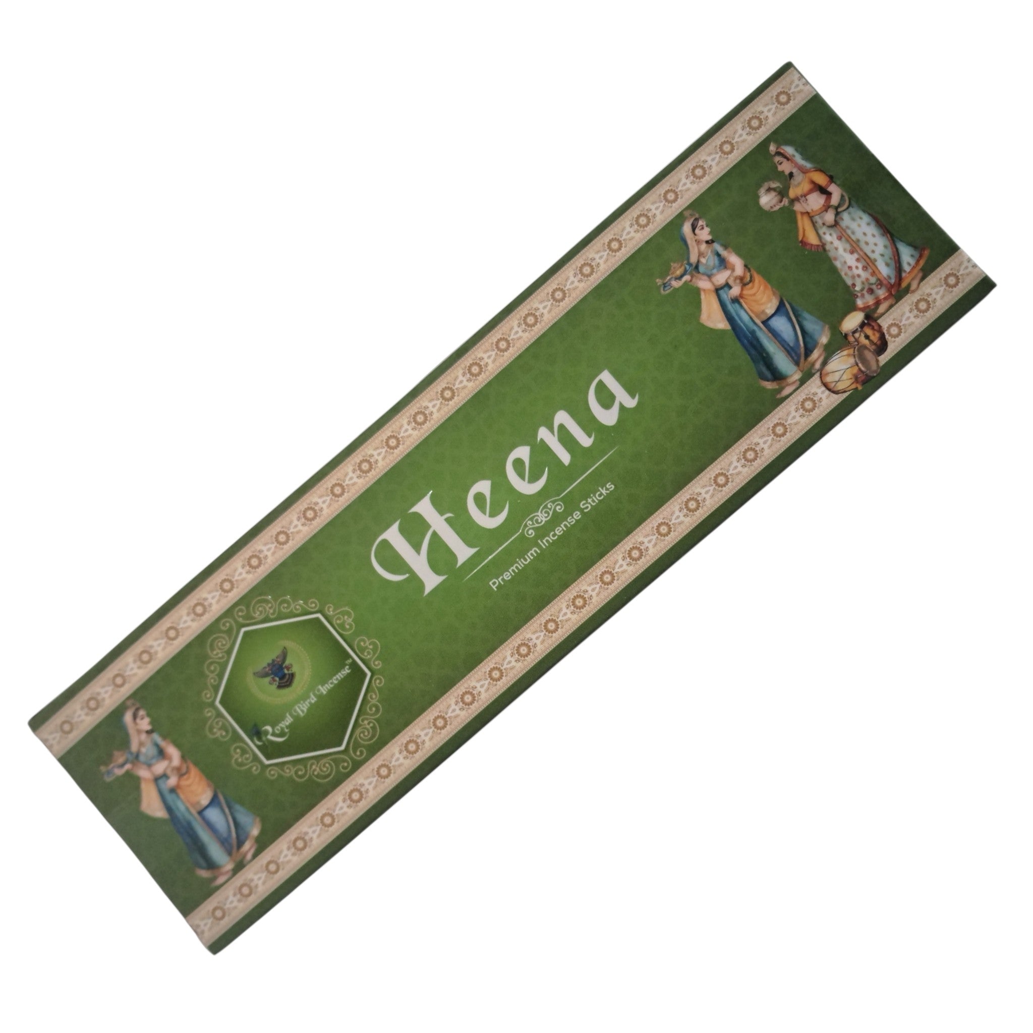 Royal Bird Incense Heena Premium Natural Incense - specific fragrance for Pooja and Yoga