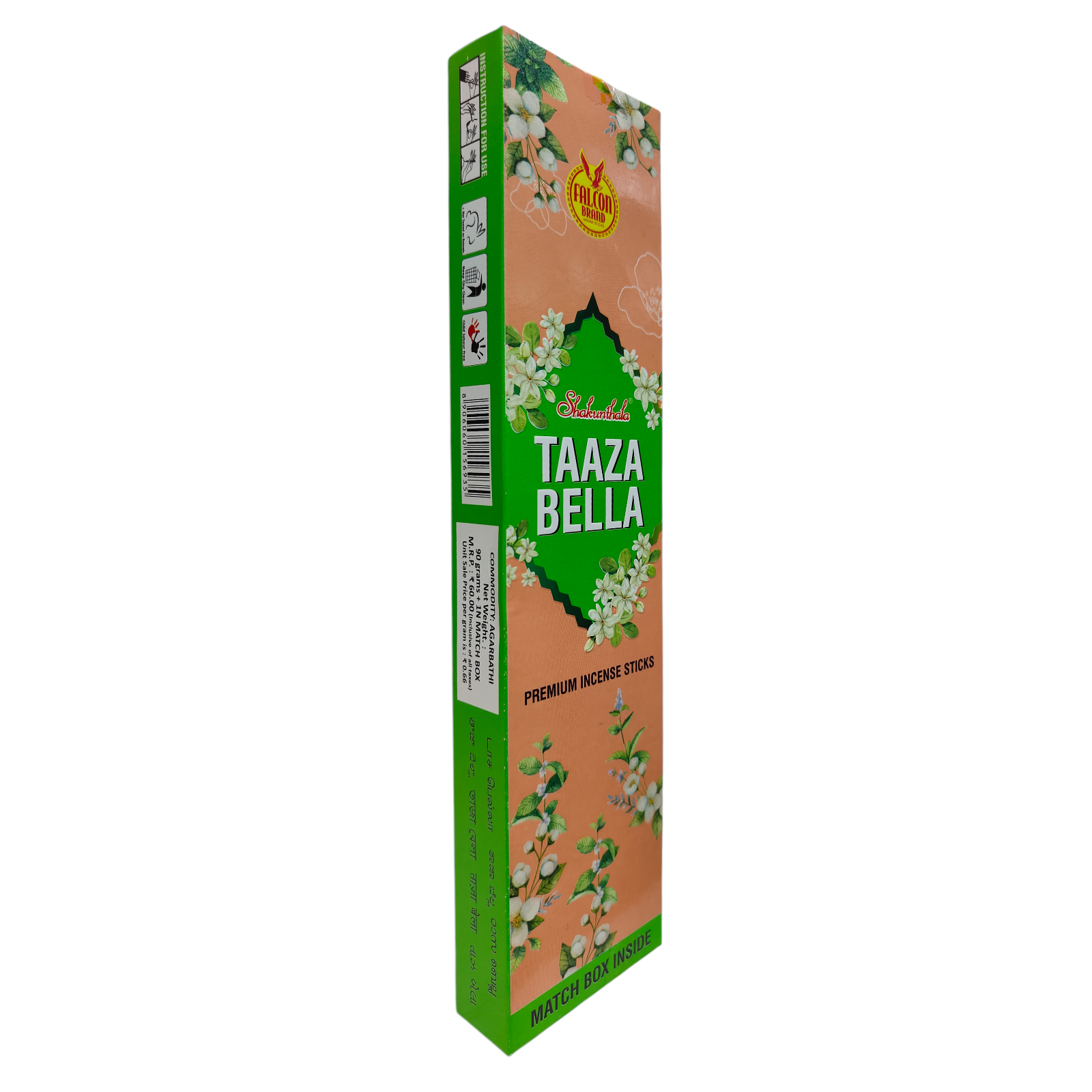 Shakunthala Taaza Bella Premium Incense Sticks - Daily home fragrance and freshness