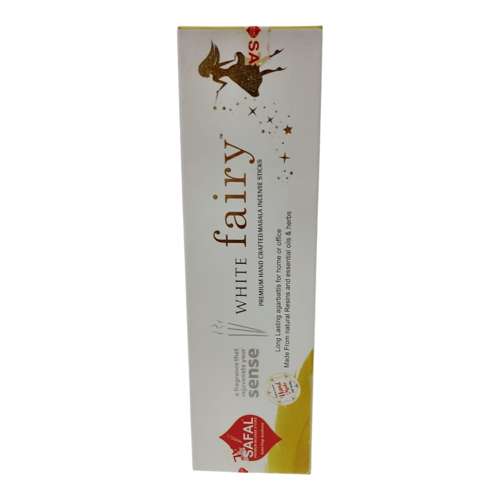 Safal White Fairy Premium Hand Crafted Masala Incense Sticks - Refreshing Aroma