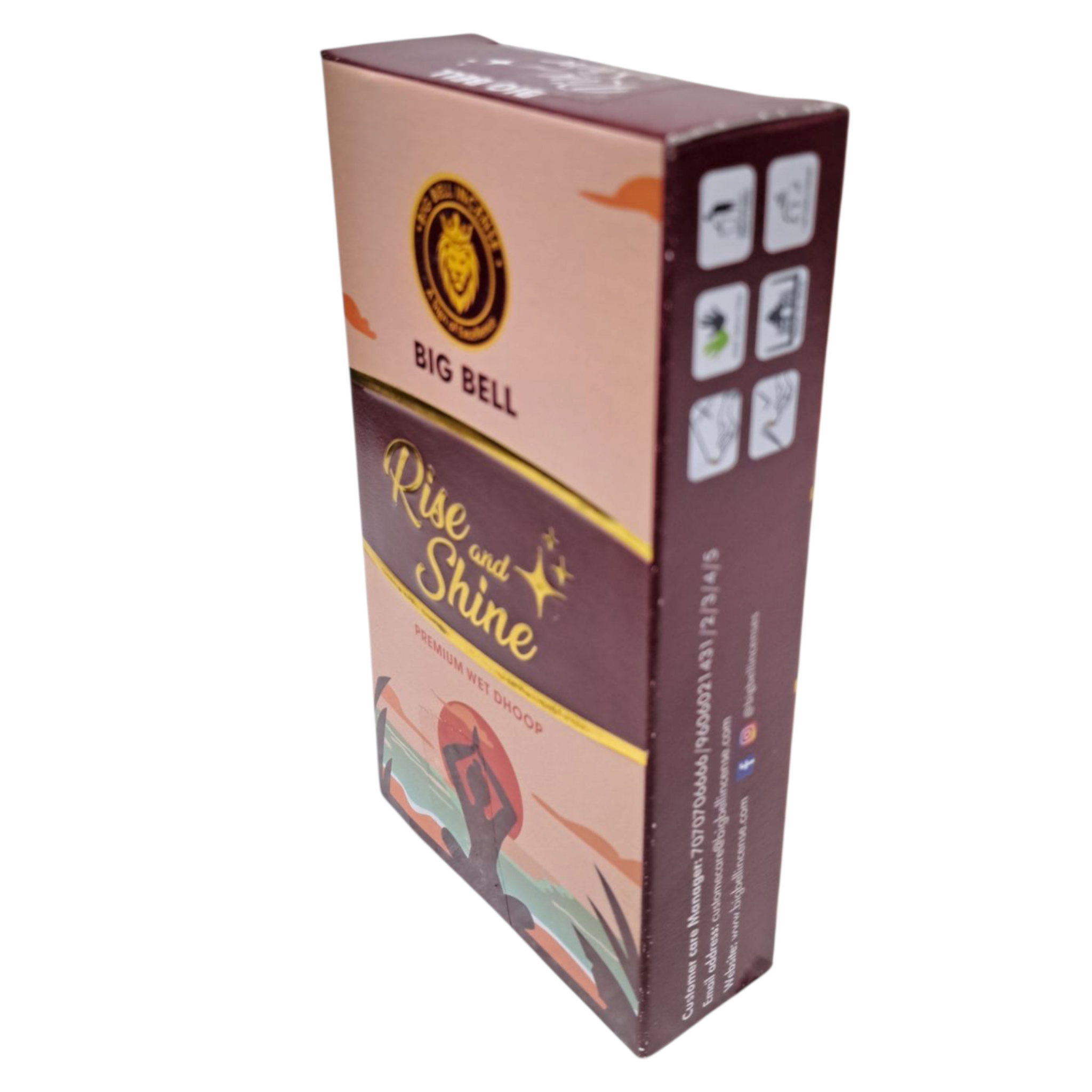 Big Bell Rise and Shine Premium Wet Dhoop - Spiritual Fragrance for Pooja & Meditation