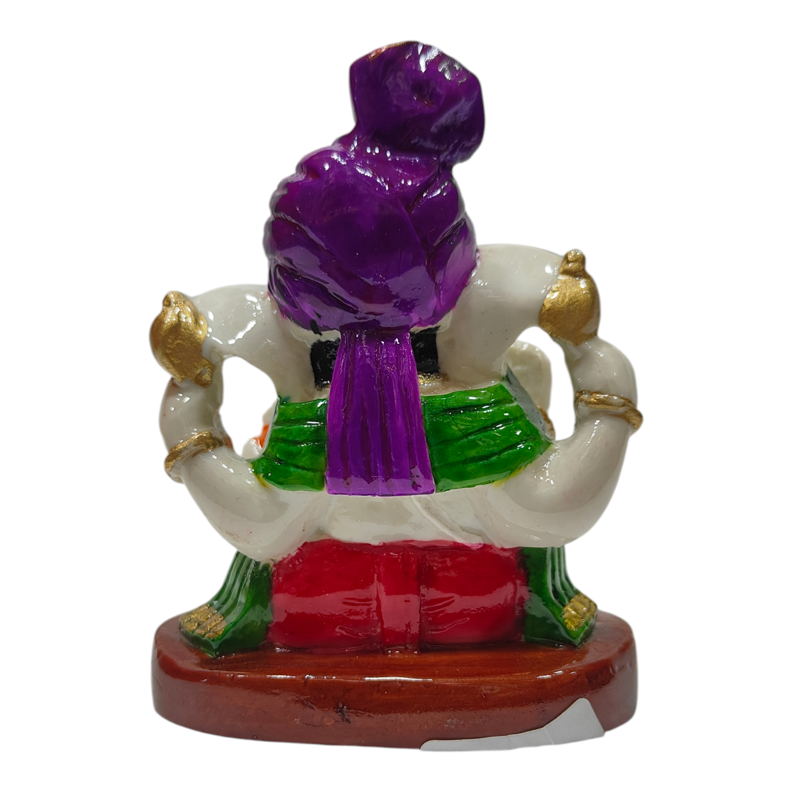 Mini Turban Ganesh Idol ML 7 size 3 inches - Religious return gifts for Ganesh Chaturthi & Navratri Golu Celebrations