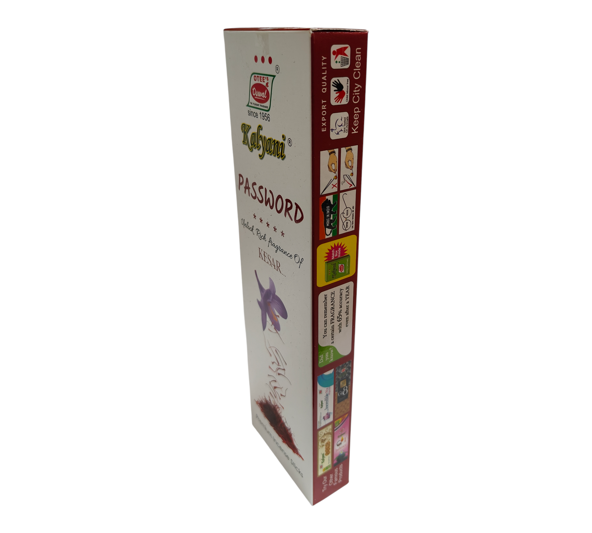 OTEE Kesar Premium Incense Stick – Rich Saffron Fragrance for Pooja & Meditation