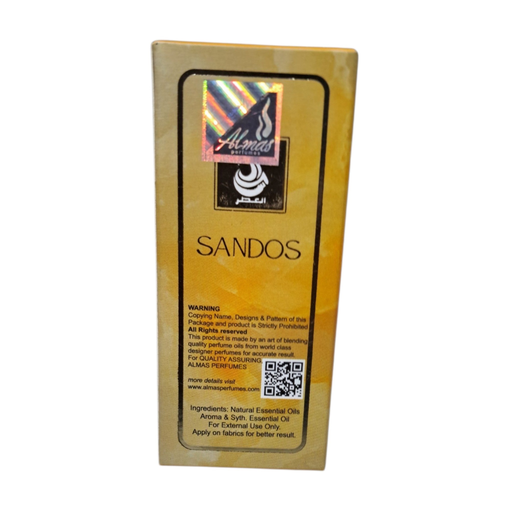 Almas Sandos Roll On Perfume