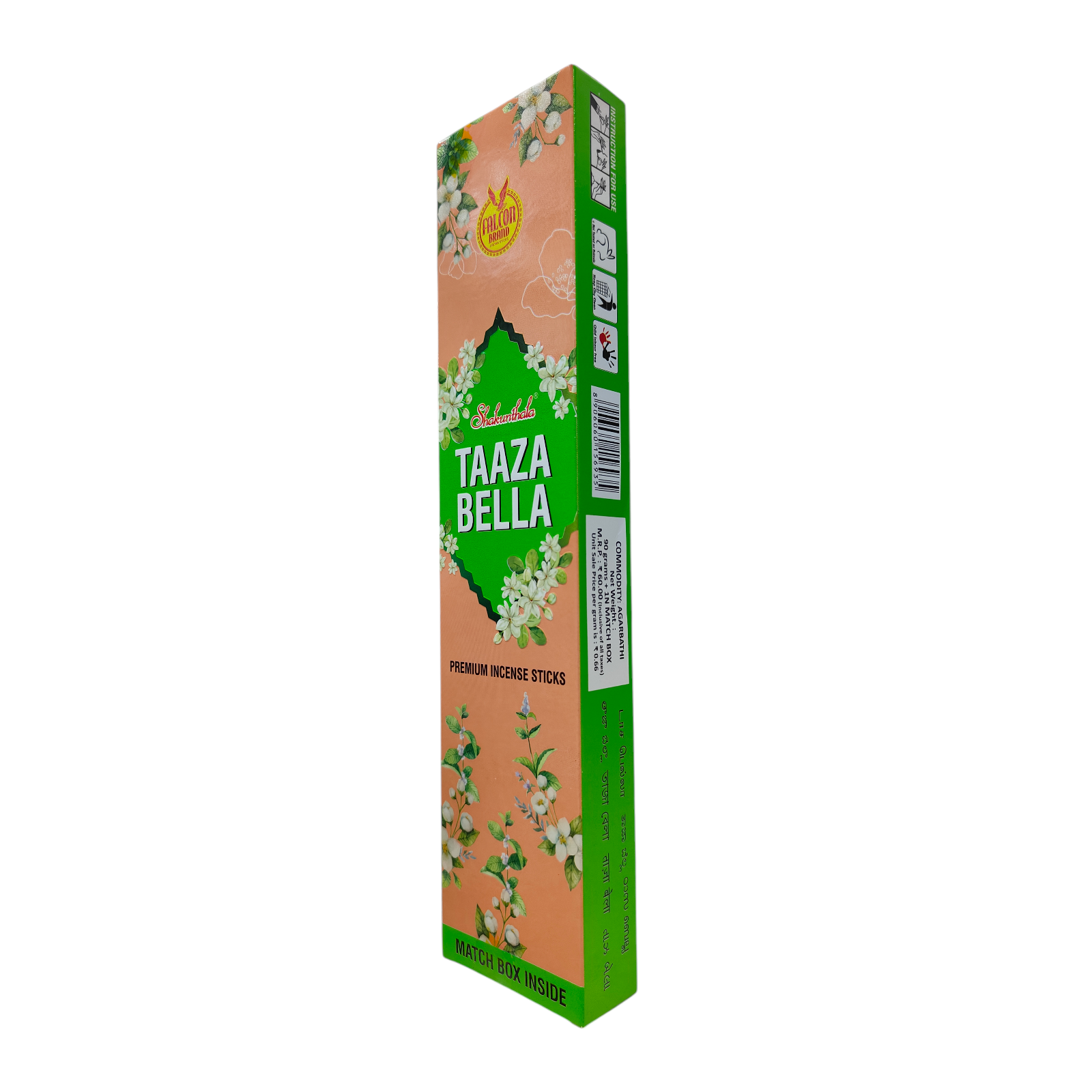 Shakunthala Taaza Bella Premium Incense Sticks - Daily home fragrance and freshness