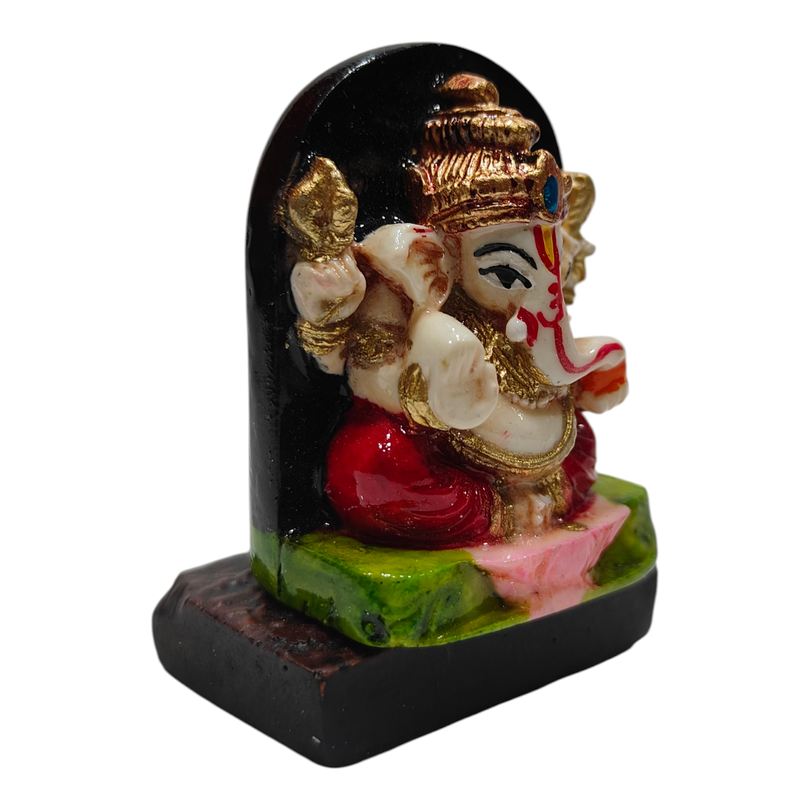 Mini Ganpathi Papa Idol SB 758 size 2 inches - Religious return gifts for Ganesh Chaturthi & Weddings
