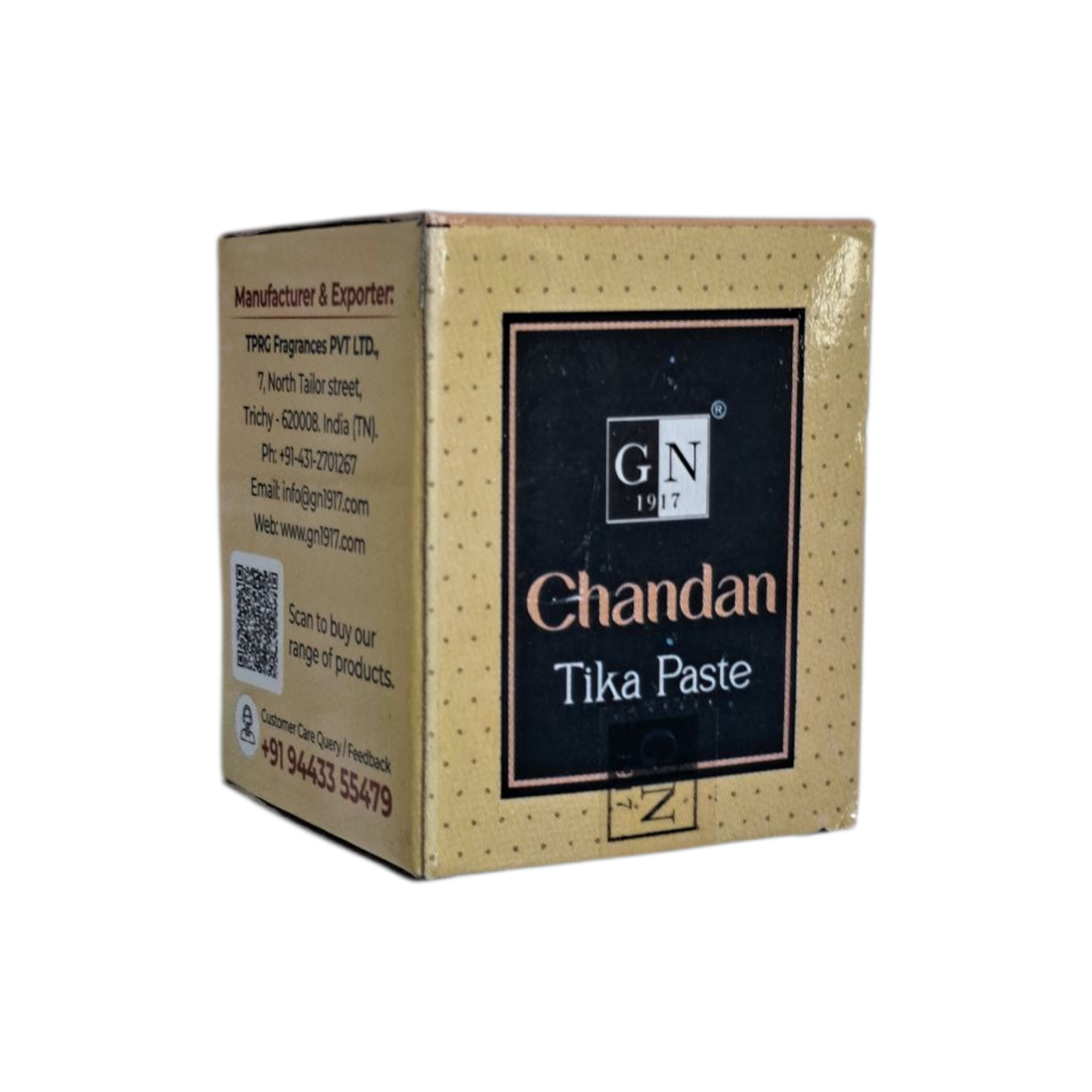 GN Kangaroo Chandan Tika Paste 25g – Pure Sandalwood Paste for Pooja, Tilak & Spiritual Use