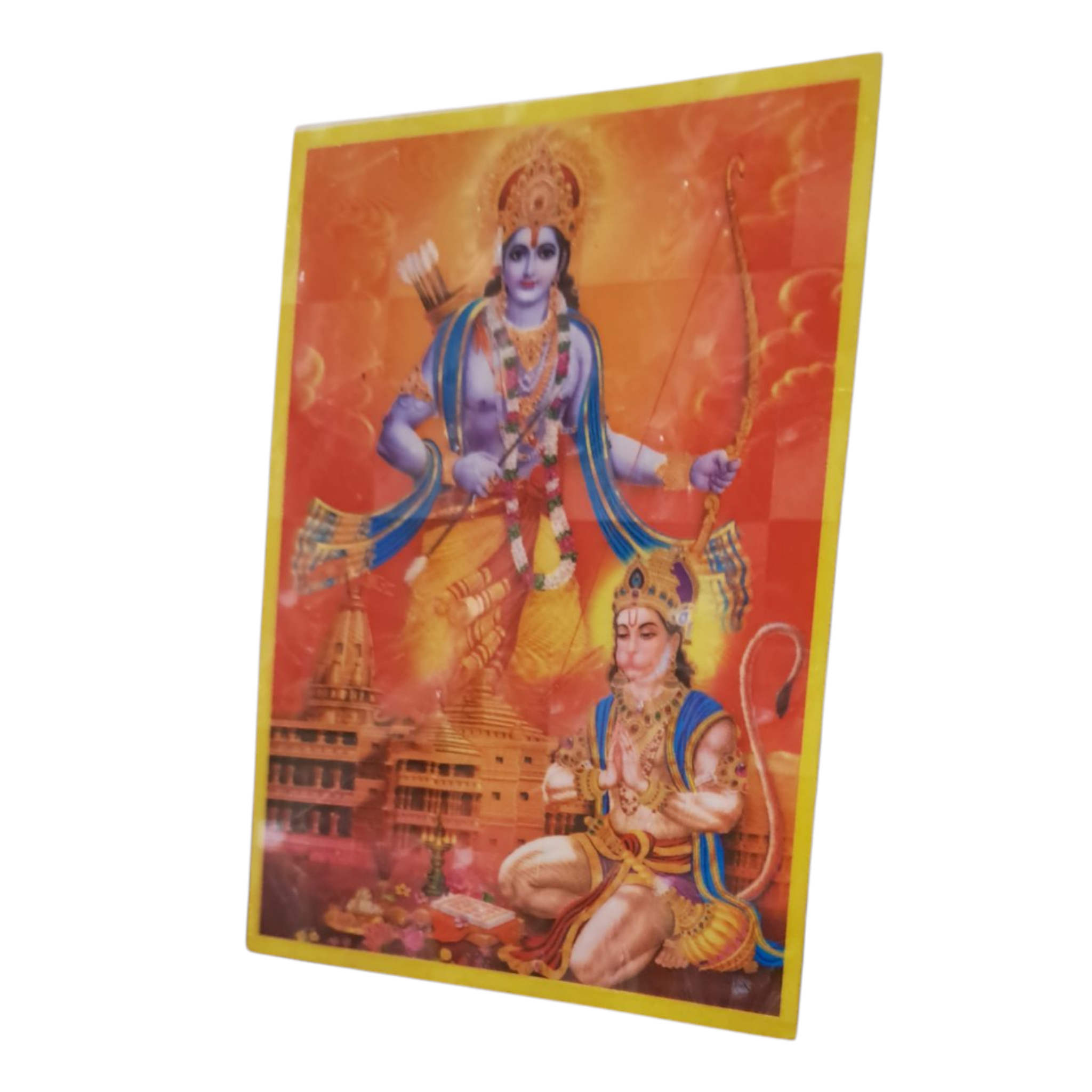 Sri Ram Bhaktha Hanuman 3D Magnet 6.25 X 8.5 Cms