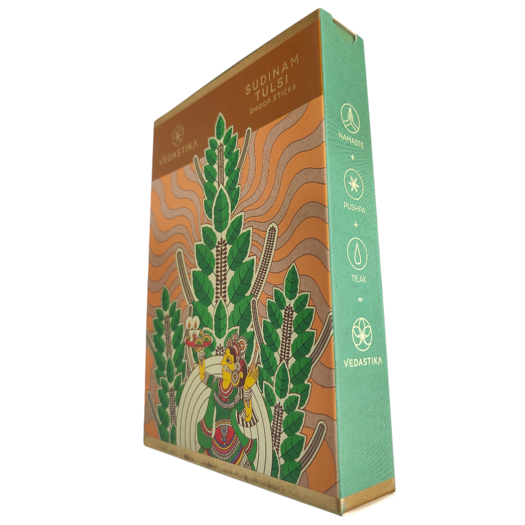 Vedastika Sudinam Tulsi Dhoop Sticks - Ayurvedic traditional Fragrance for Pooja & Homam
