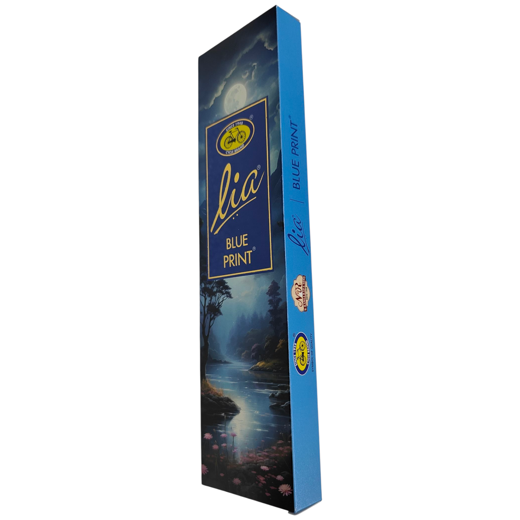 Lia Blue Print Agarbathi - Long Lasting Luxury Incense